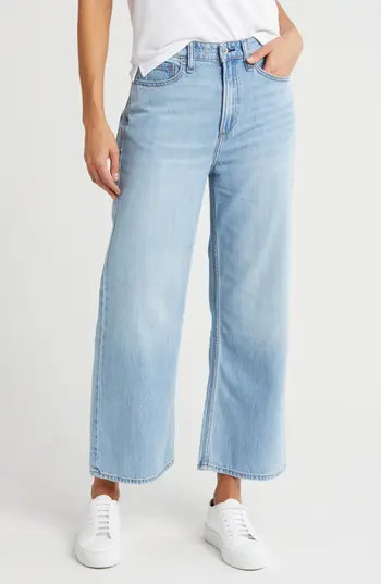 rag & bone Lori Crop Wide Leg Jeans in Light Wash at Nordstrom Rack, Size 29 | Nordstrom Rack