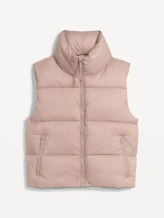 Water-Resistant Quilted Puffer Vest for Women | Old Navy (US)