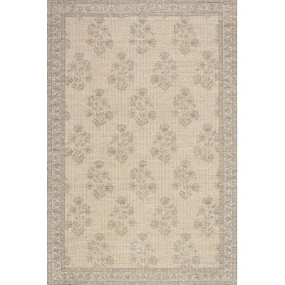Danisse Textured Floral Rug | Wayfair North America
