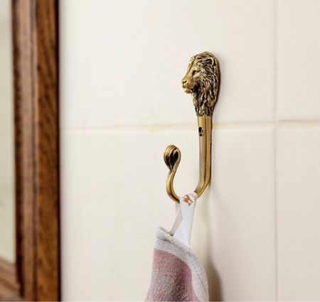 Just picked these out to add to our new entryway! 

Hook lion, coat hook lion head, brass clothes hook, Wall Bag Hook Bathroom Towel 

#LTKhome #LTKunder50