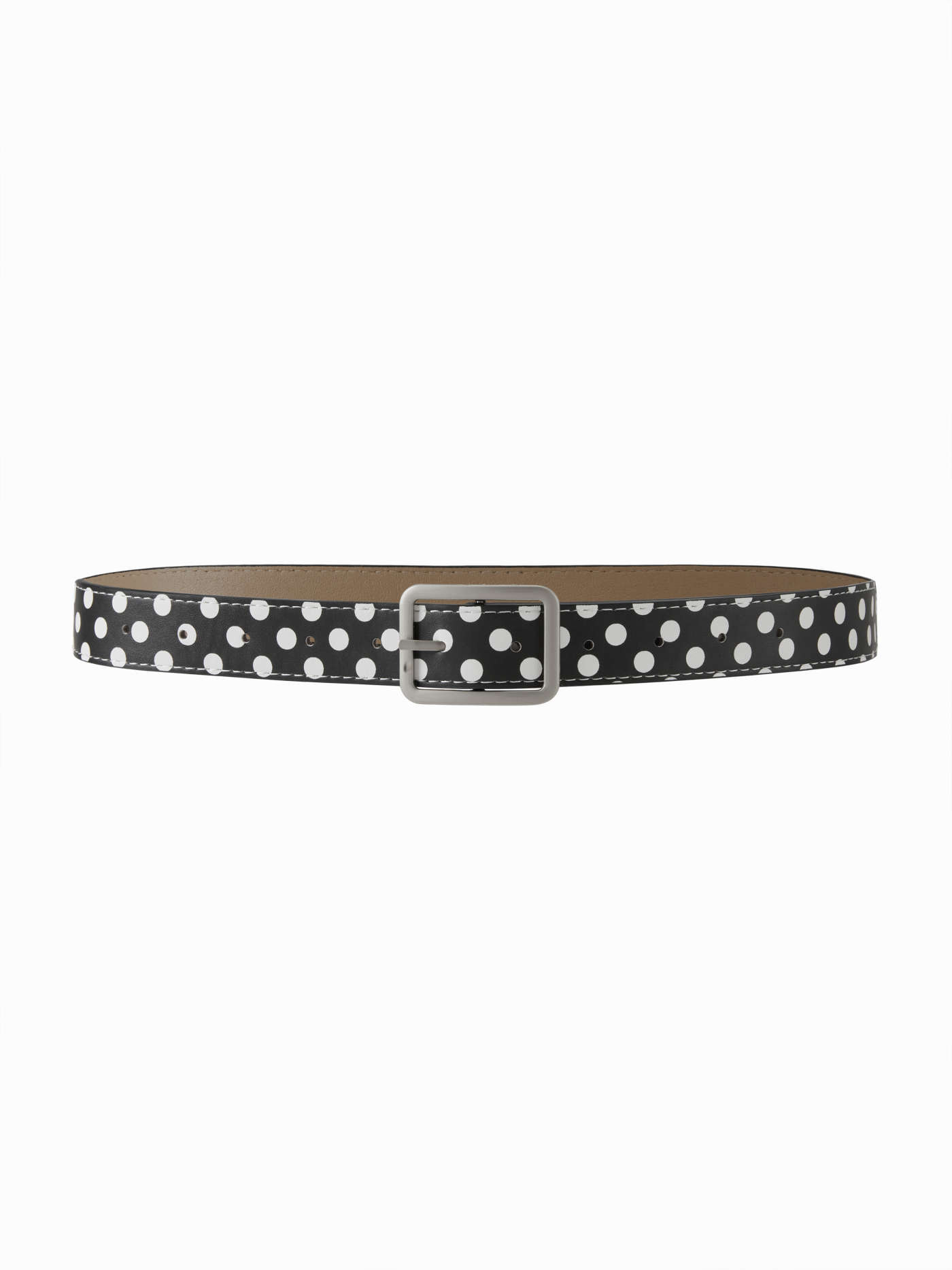 POLKA DOT SQUARE BUCKLE BELT For Daily Casual Date | Cider