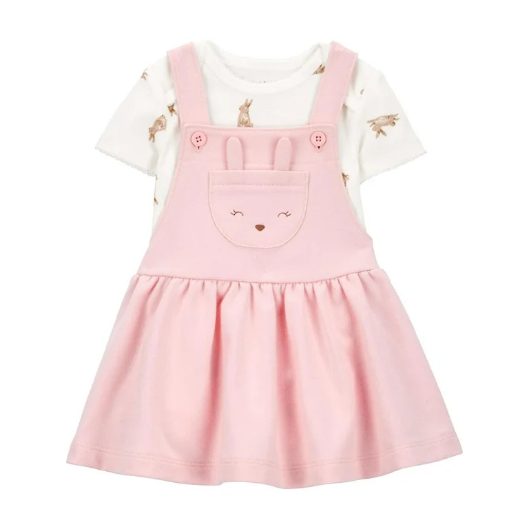 Carter's Child of Mine Baby Girl Easter Dress Set, 2-Piece, Sizes Newborn-12 Months | Walmart (US)