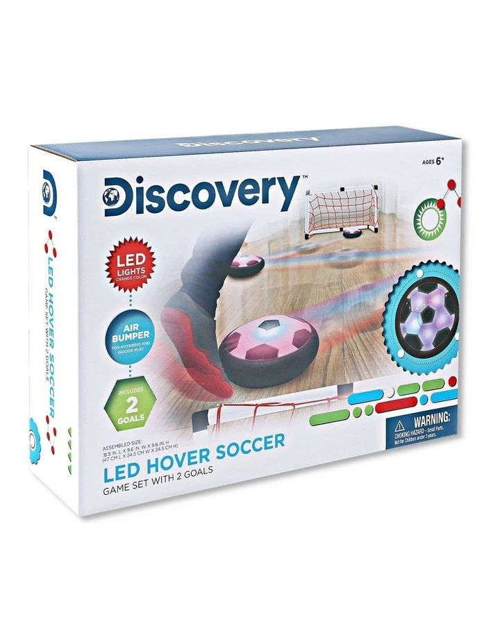 LED Air Soccer Ball Set with 2 Goals (6+ Years) in Multi | Myer
