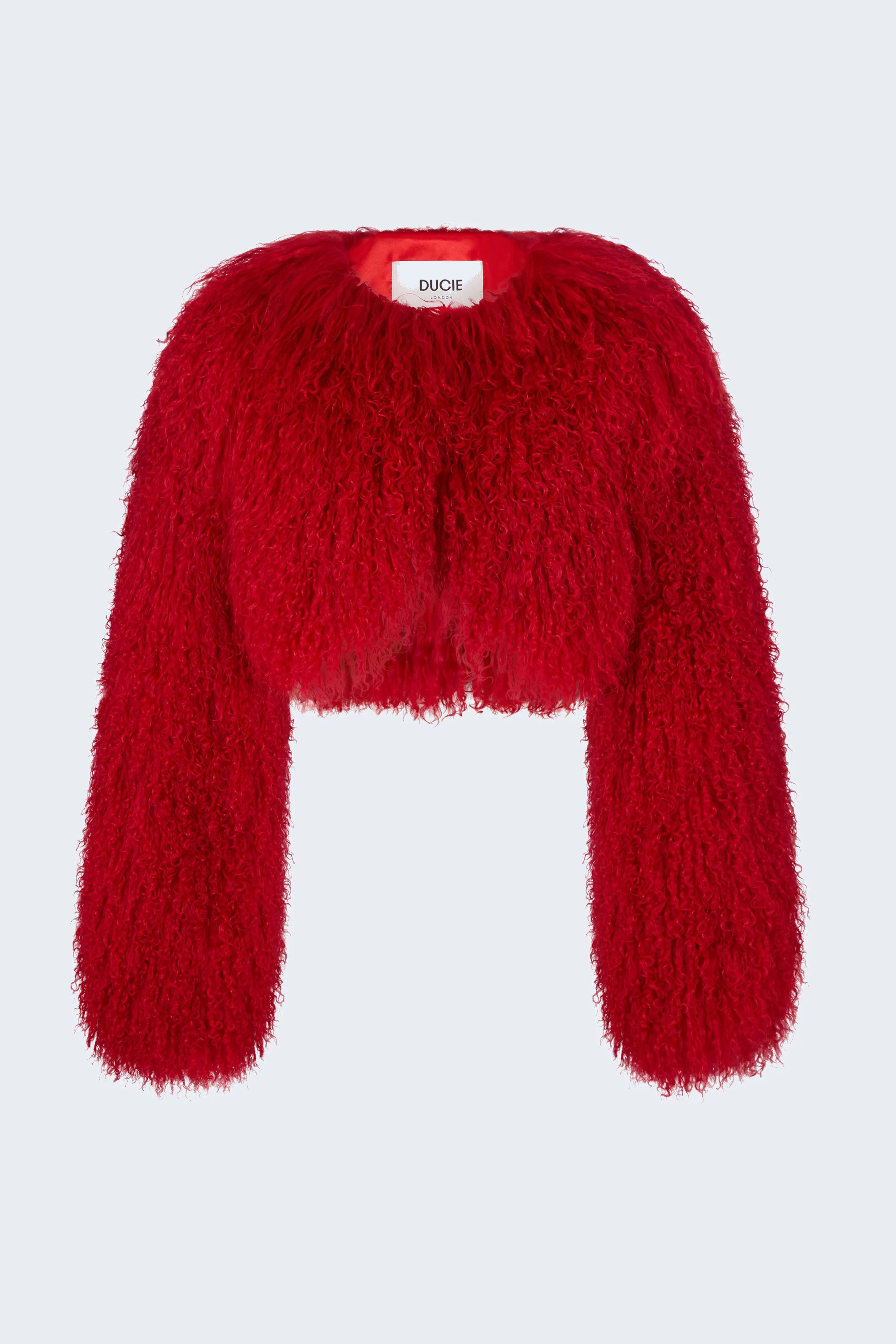 Becca Cropped Shearling Jacket | DUCIE