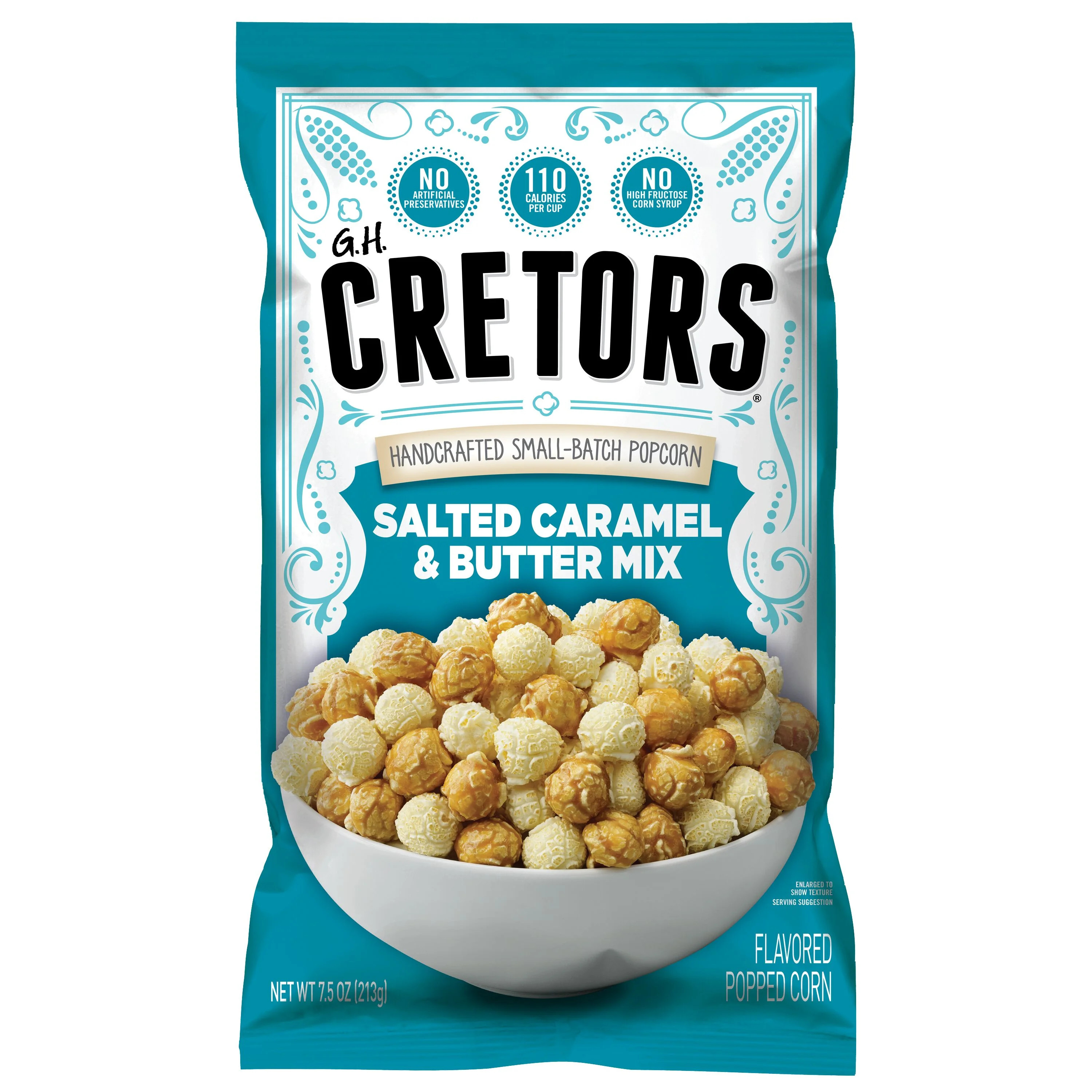 G.H. Cretors Salted Caramel & Butter Mix Popcorn, 7.5 oz Bag | Walmart (US)
