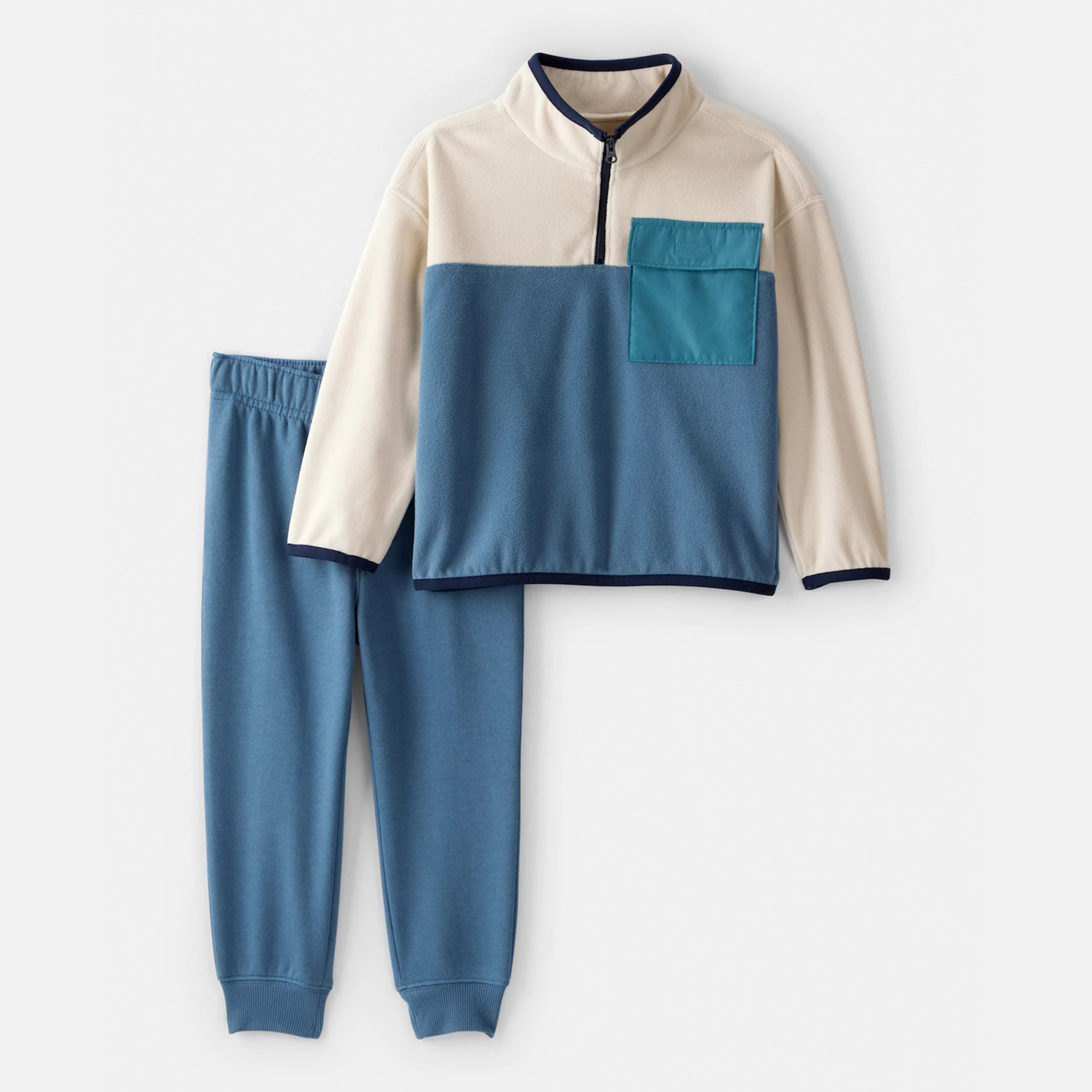 Toddler Boy Carter's 2-Piece Quarter Zip & Pant Set | Kohl's