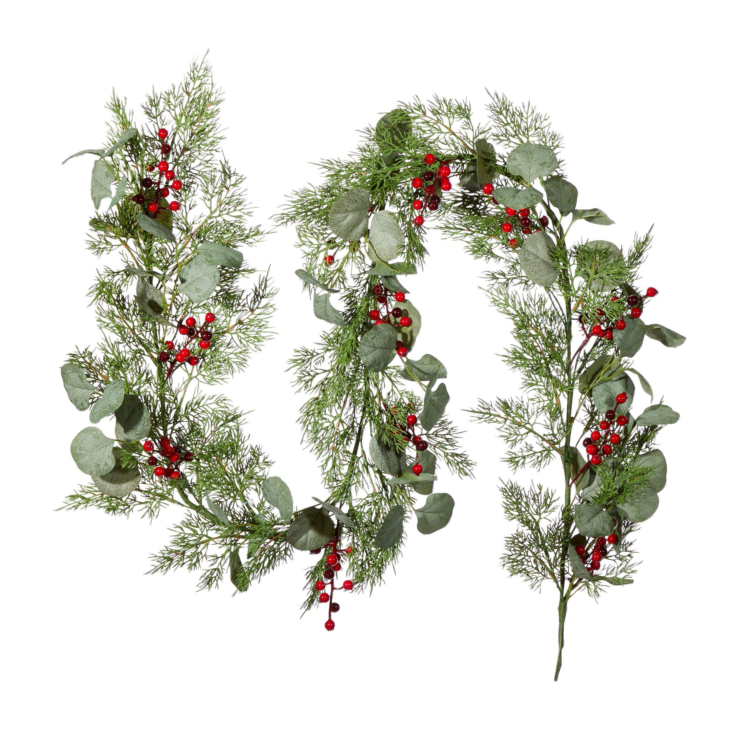 CANVAS Christmas Decoration Leaves Berry Garland, 6-ft | Canadian Tire