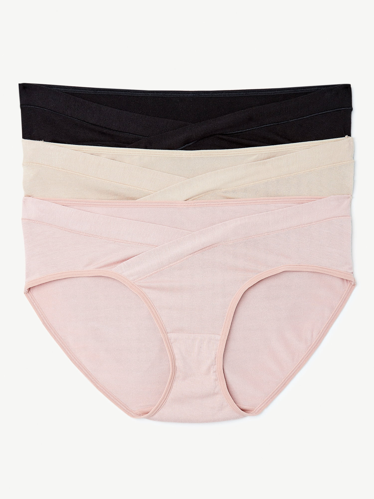 Joyspun Women's Maternity Under the Belly Underwear, 3-Pack, Sizes S to 3X | Walmart (US)