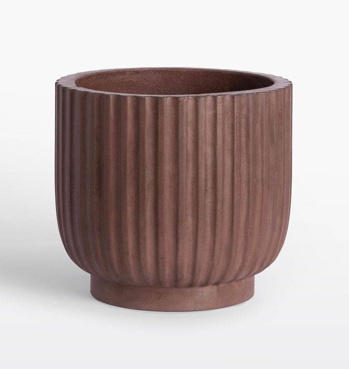 Concrete Fluted Planter | Rejuvenation