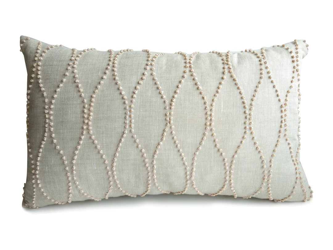 Linen Pillow Case, Embroidered Pillow, Oatmeal Pillow, Neutral Decor, French Knot, New House Gift... | Etsy (US)