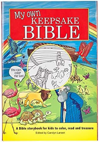 My Own Keepsake Bible: A Kids Bible Storybook to Color | Amazon (US)