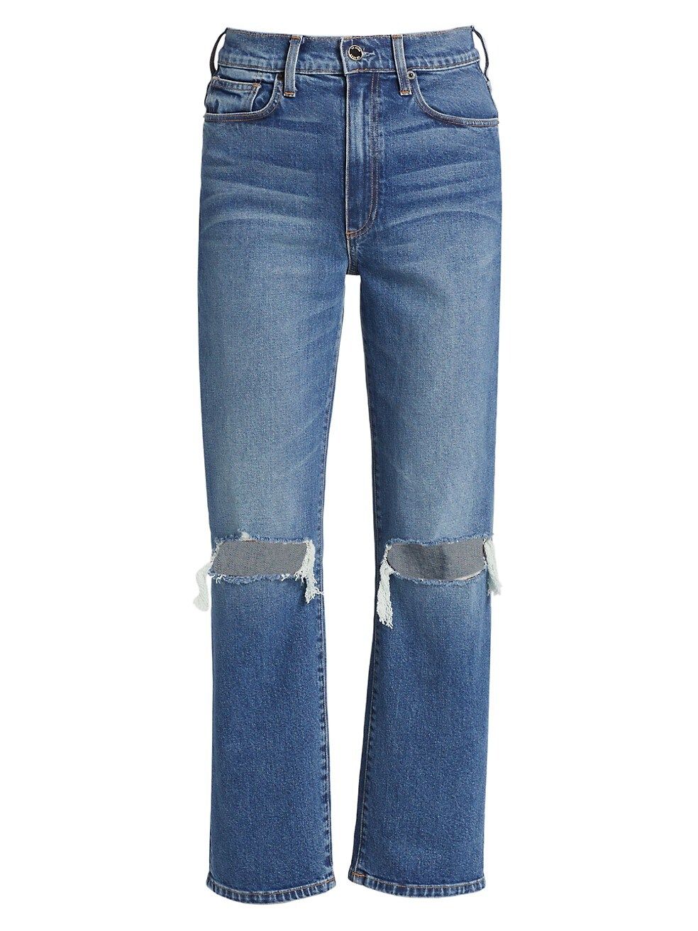 Mia Relaxed Straight-Leg Jeans | Saks Fifth Avenue