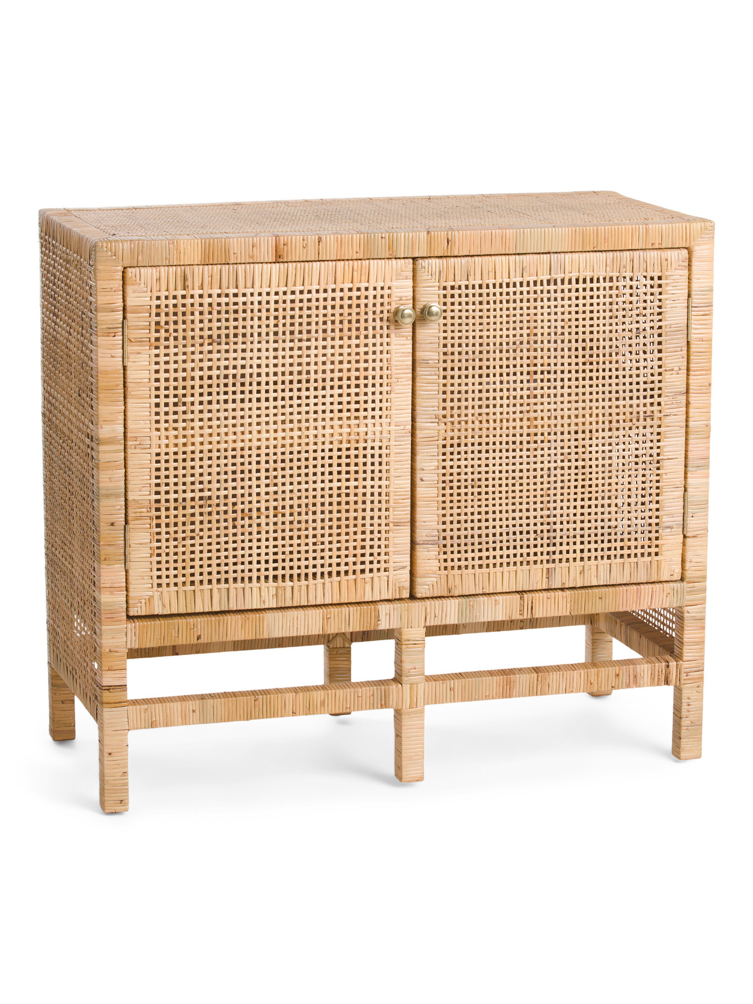 Nabiel Rattan Wrap 2 Drawer Cabinet | The Global Decor Shop | Marshalls | Marshalls