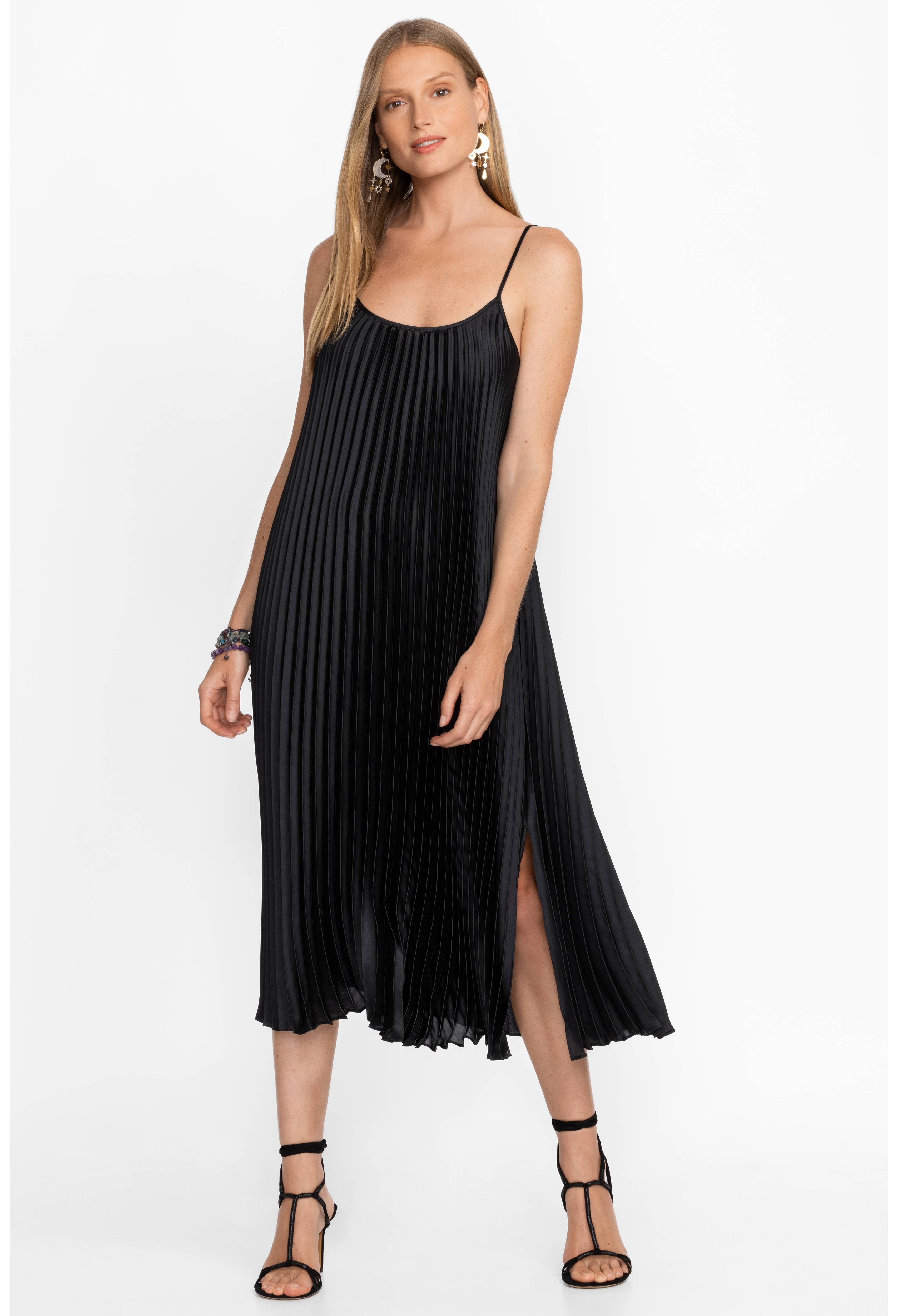 Gemma Pleated Midi Dress | Johnny Was | Johnny Was