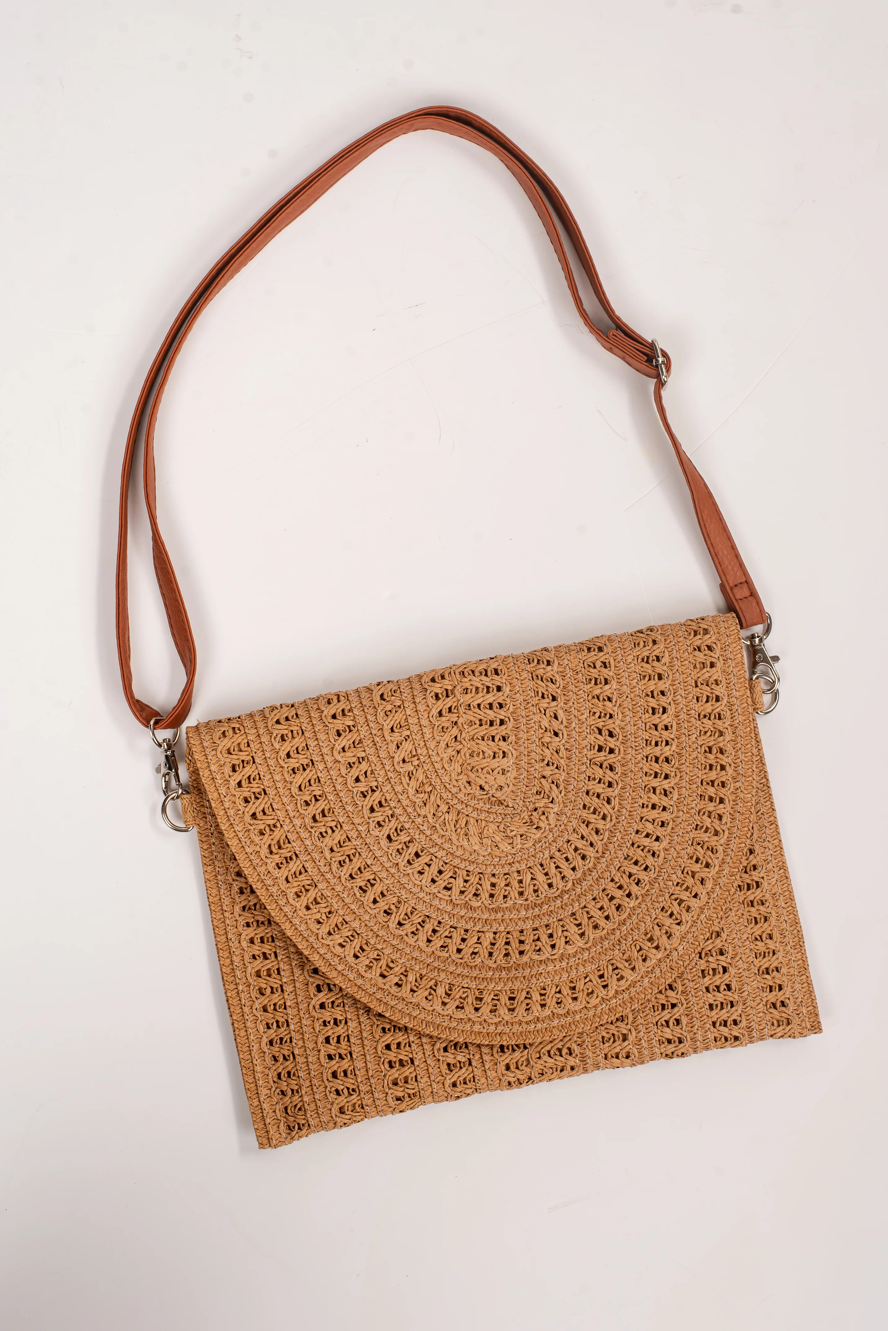 Cute Taupe Straw Clutch | Cute Purses For Women | ShopDressUp | Dress Up