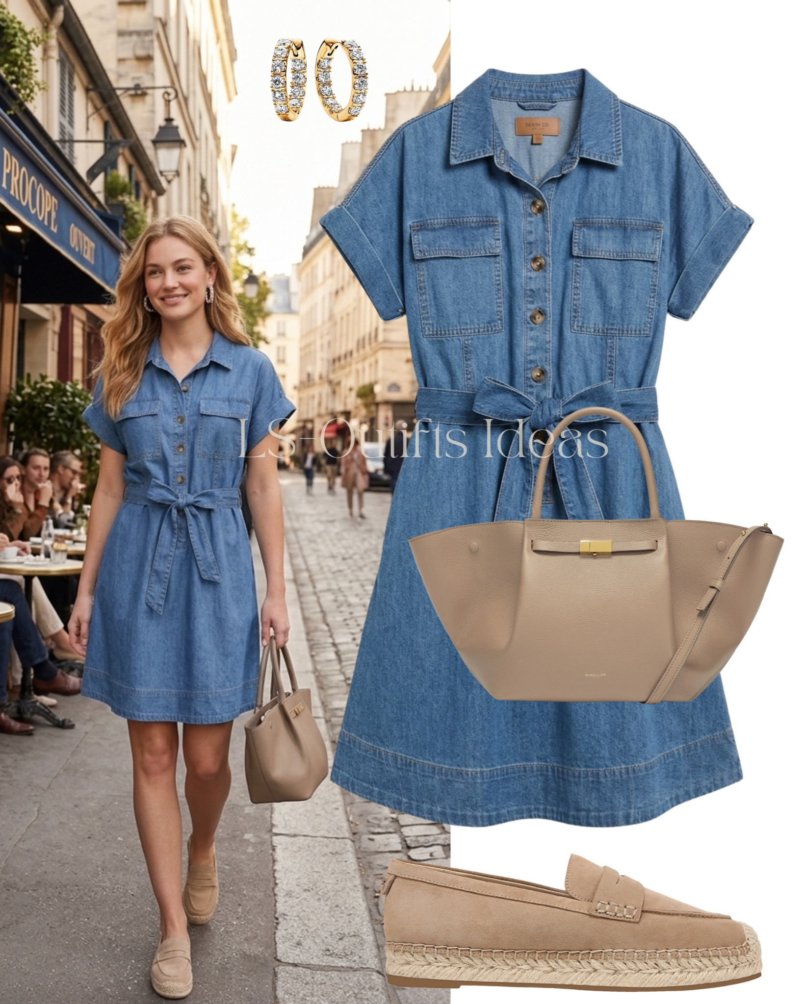 Denim dress 💙

#LTKootd #LTKWorkwear #LTKmomlife
