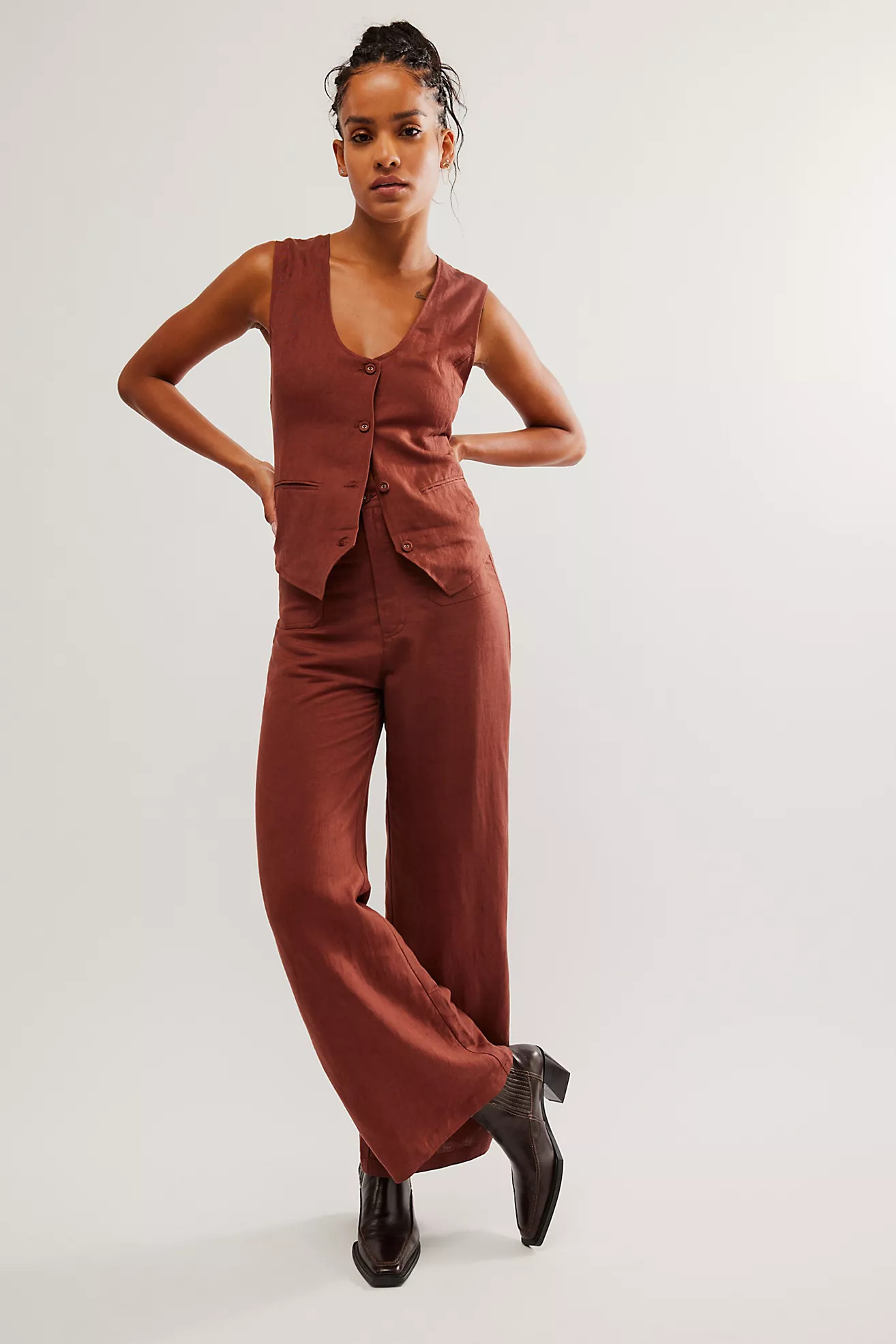 Rolla's Sailor Linen Set | Free People (Global - UK&FR Excluded)