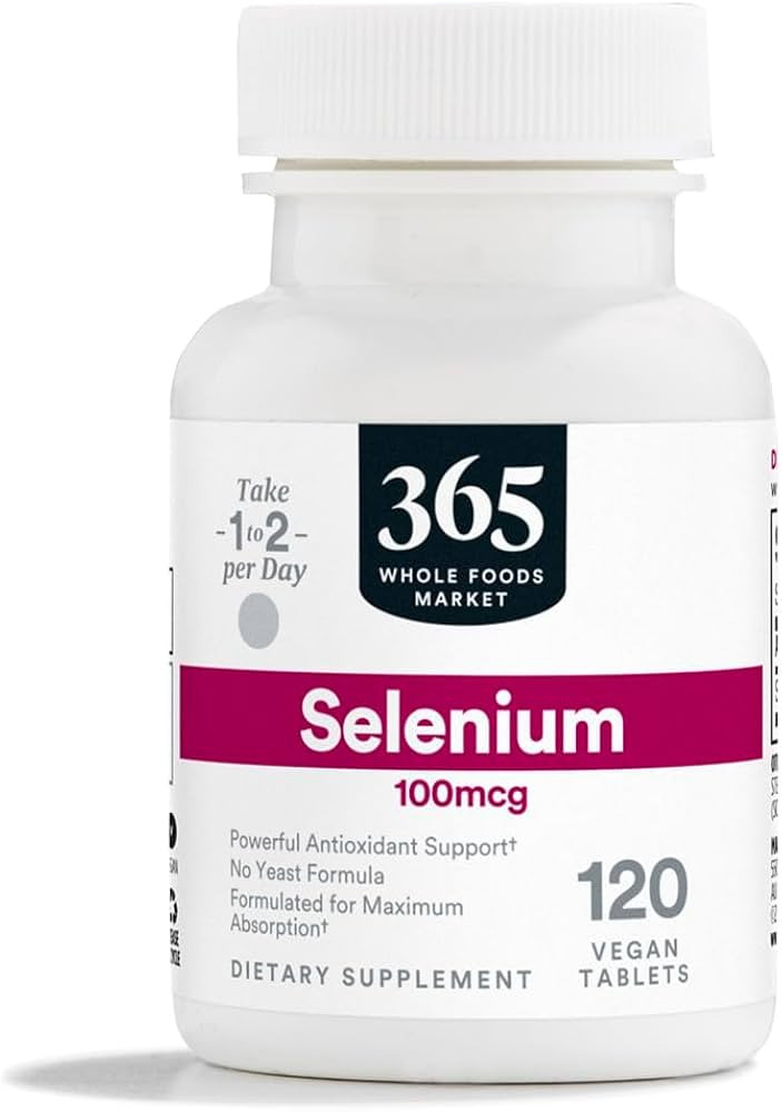 365 by Whole Foods Market, Selenium 100MCG, 120 Tablets | Amazon (US)