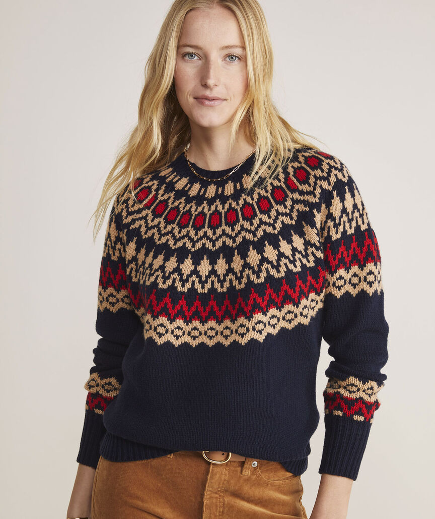 Fair Isle Crewneck Sweater | vineyard vines