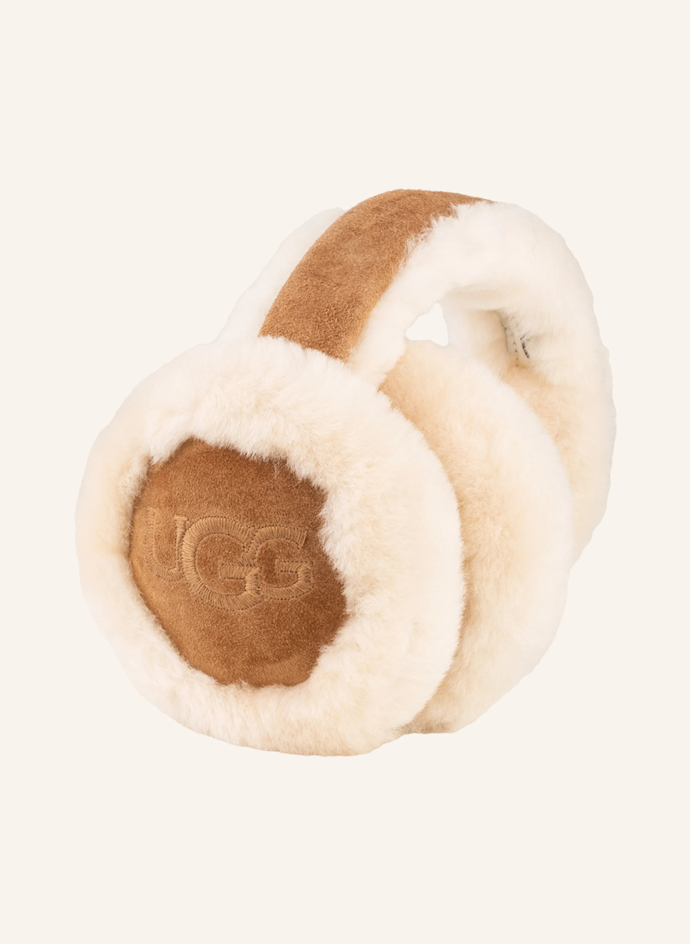 UGG Ohrenwärmer mit Echtfell in creme | Breuninger (DACH)