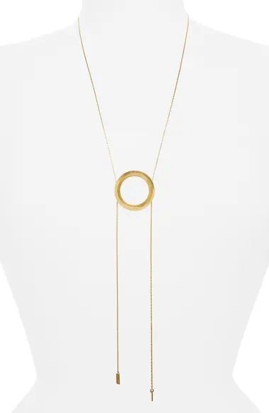 Sliding Ring Bolo Necklace | Nordstrom