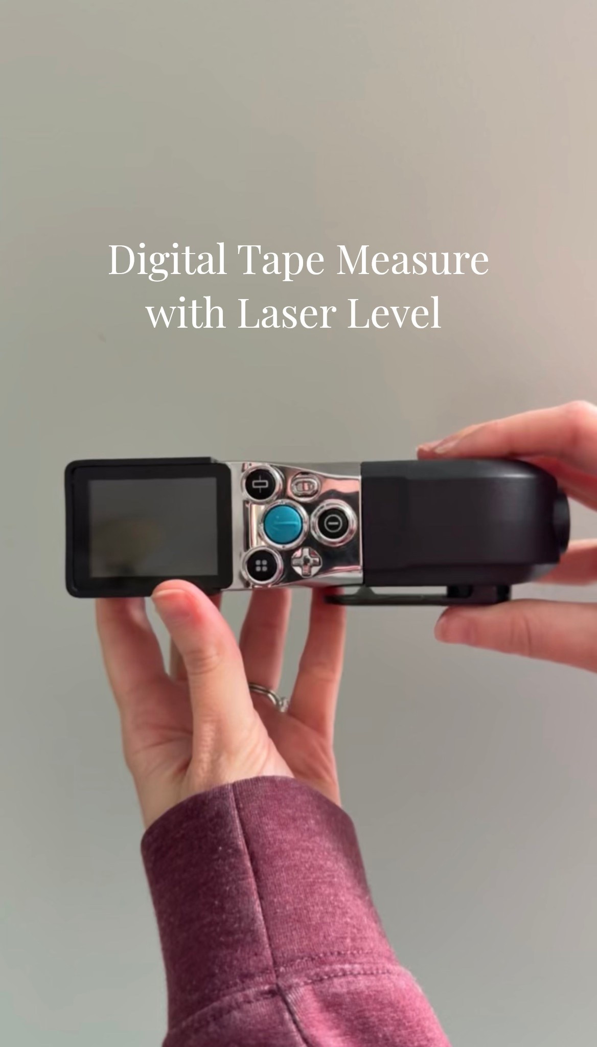 The Mileseey XTAPE1 makes wall trim and any DIY so much easier! 