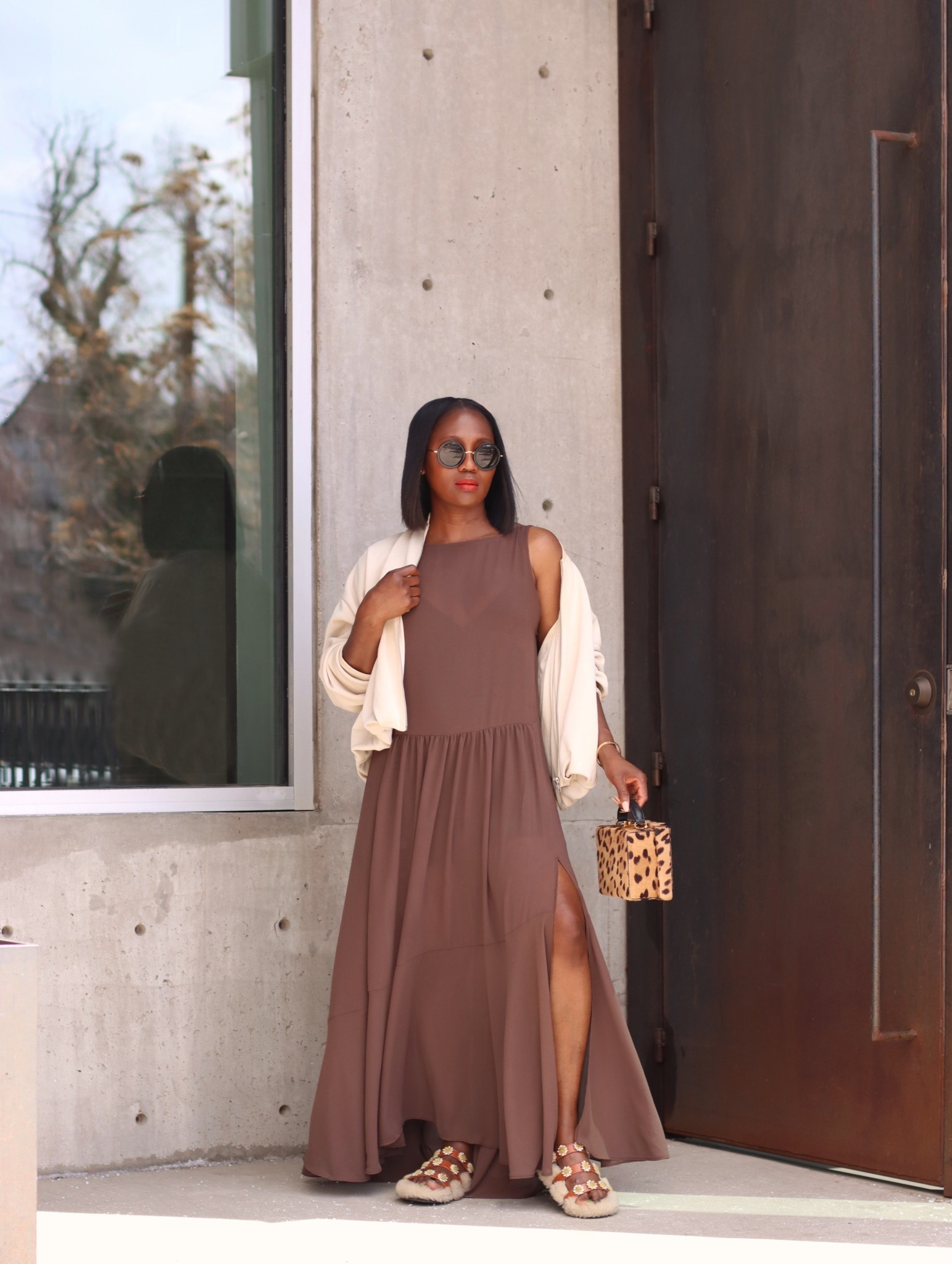 Chiffon and bomber in the spring...

#LTKItBag #LTKSeasonal