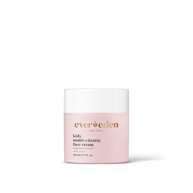 Evereden Kids Face Cream: Cool Peach, 1.7 oz. | Plant Based and Natural Face Lotion | Clean and N... | Amazon (US)
