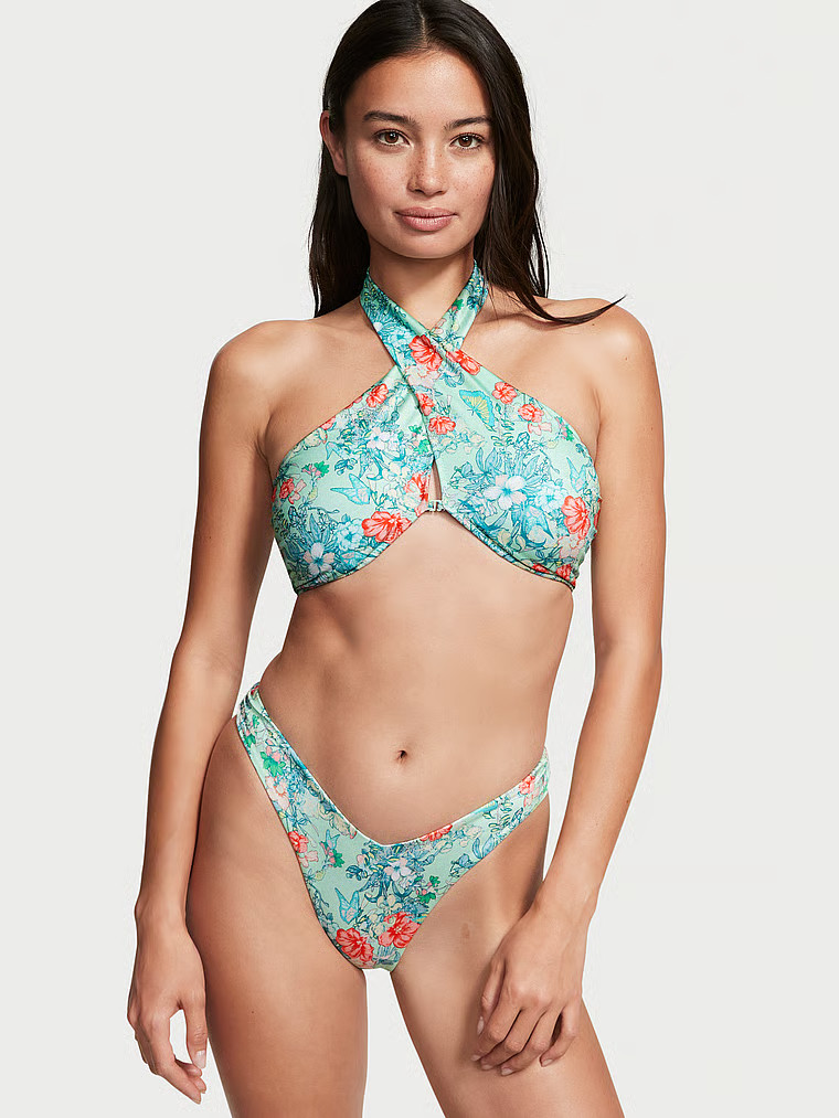 Wrap High-Neck Halter Swim Top | Victoria's Secret (US / CA )