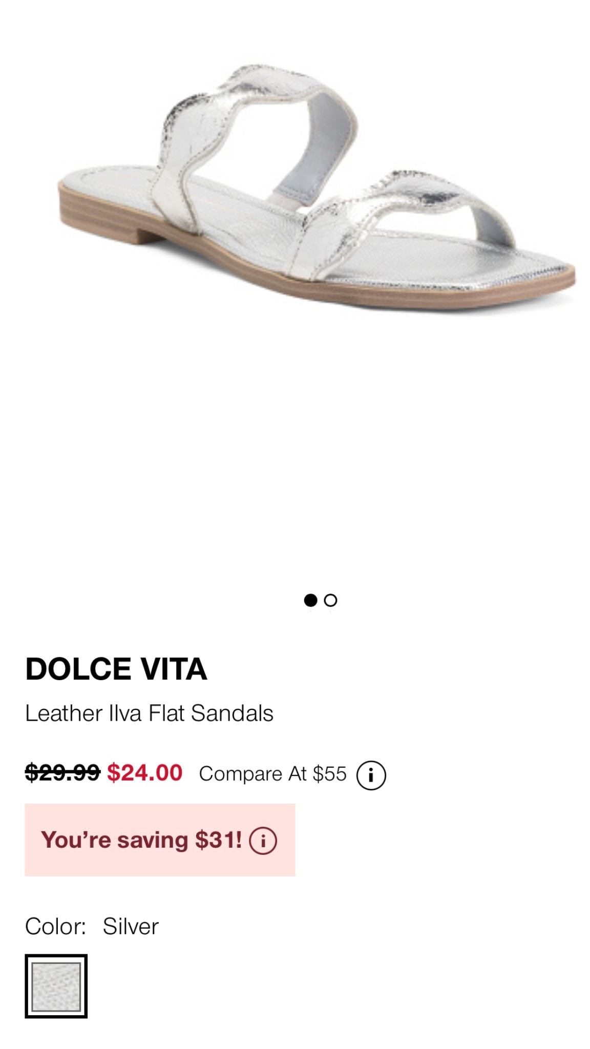Dolce Vita metallic flats at TJ Maxx! And on sale! 🤍🤍🤍

#LTKStyleTip #LTKSaleAlert #LTKFindsUnder50