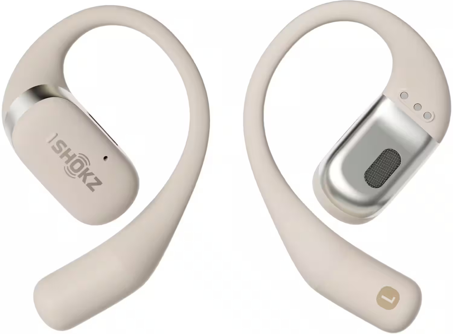 Shokz OpenFit Open-Ear True Wireless Earbuds Beige T910-ST-BG-US - Best Buy | Best Buy U.S.