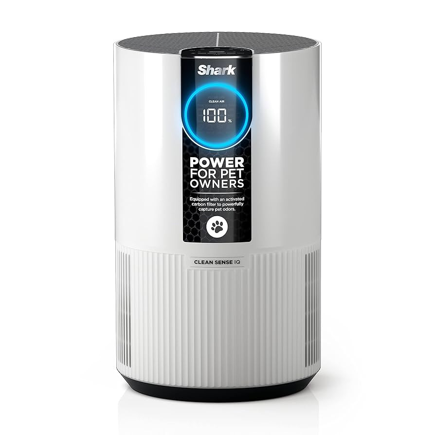 Shark Air Purifier For Home Pets, Allergies, Pet Hair, HEPA Air Filter, 500 Sq Ft, Small Room, Be... | Amazon (US)