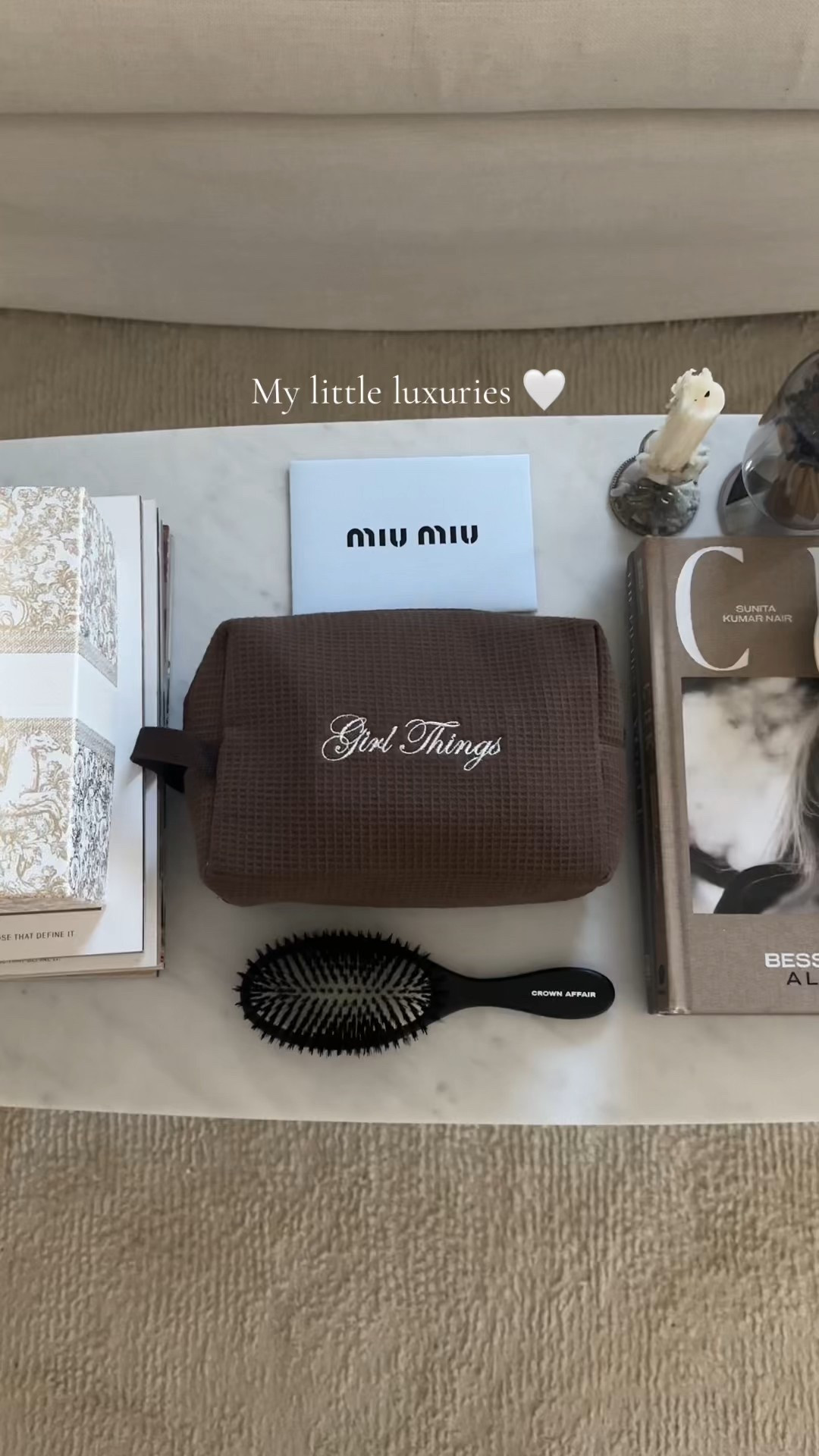 My little luxuries. #chicthings #girlthings#LTKItBag

#LTKselfcare #LTKGiftGuide