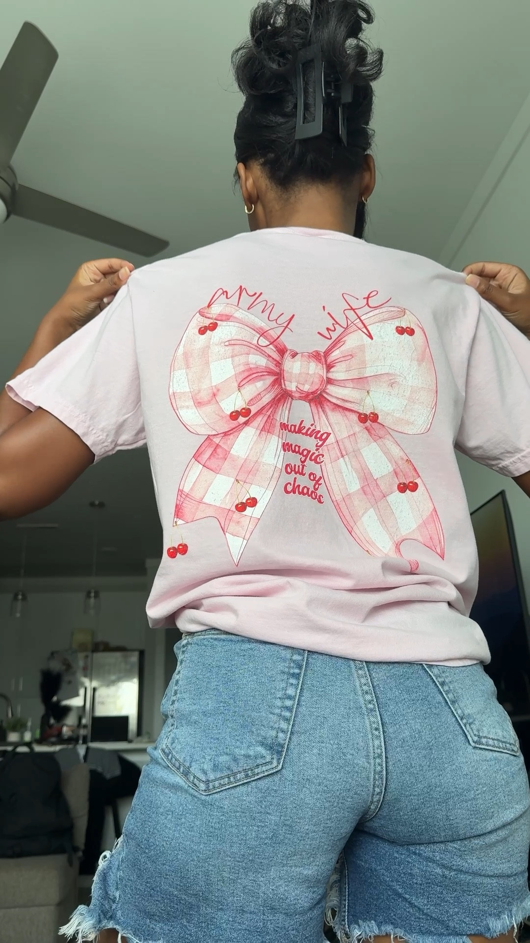 Army wife tshirt for military wife shirt coquette bow shirt for military wives #armywife #militarywife #militaryspouse #coquettee

#LTKStyleTip #LTKPetite