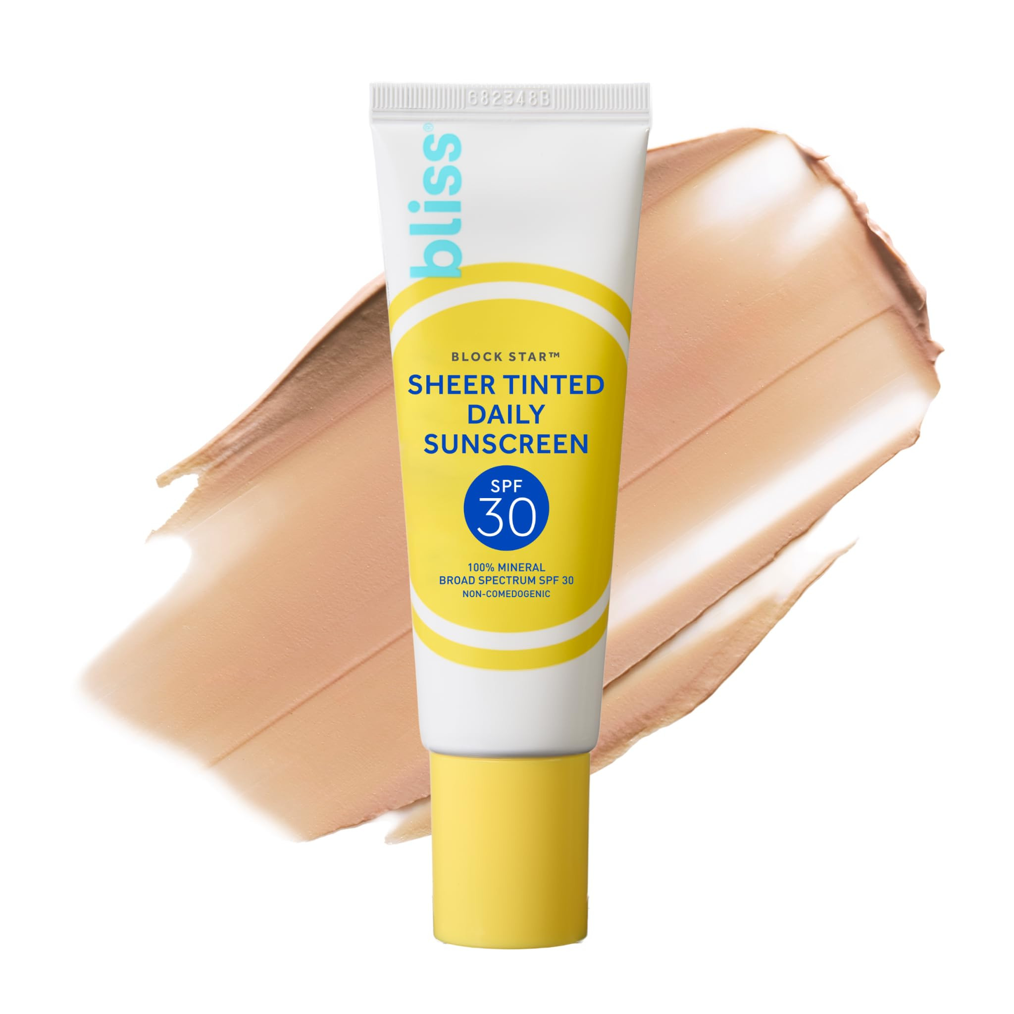 Bliss Block Star Tinted Mineral Sunscreen SPF 30 – Zinc Oxide + Antioxidants – Broad Spectrum... | Amazon (US)