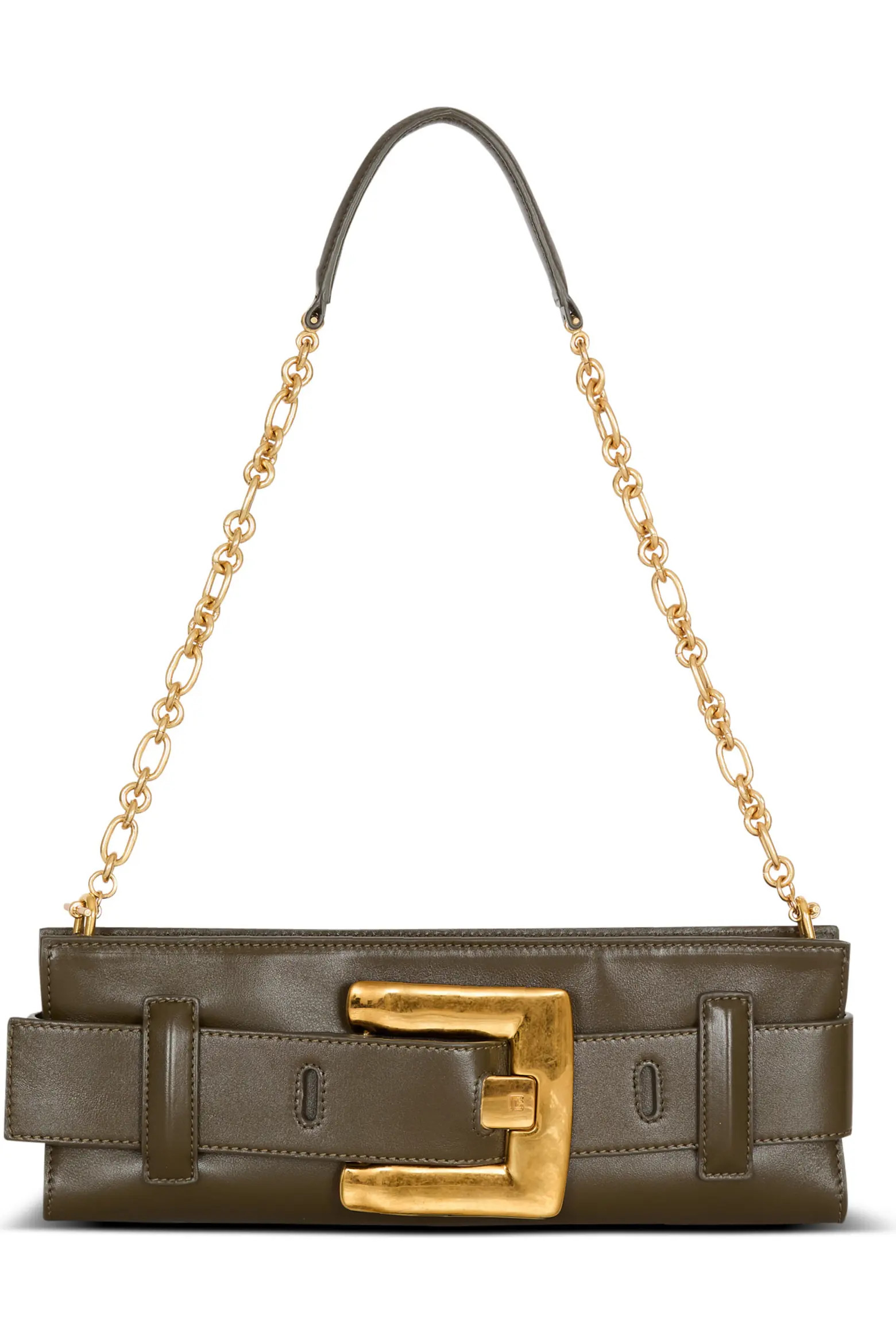 Balmain Anthem calfskin leather clutch (Women) | Nordstrom | Nordstrom