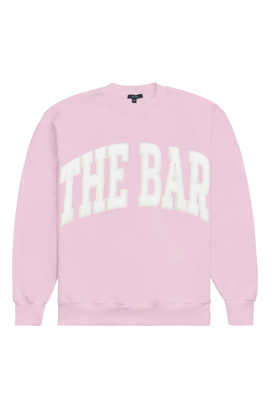 VARSITY SWEATSHIRT BLUSH/WHITE | The Bar