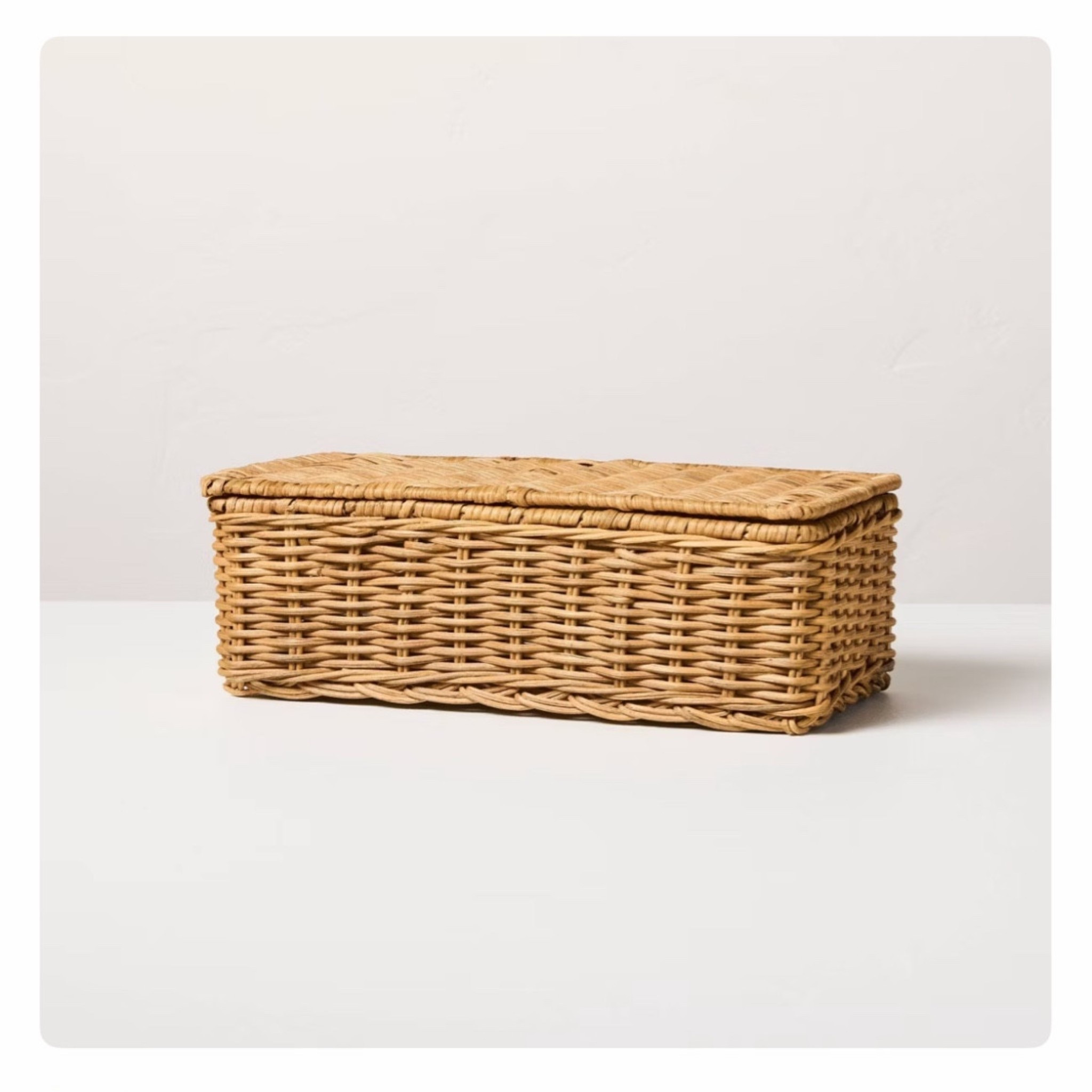 Small basket with lid - great for a bathroom 

#LTKSeasonal #LTKHome #LTKselfcare