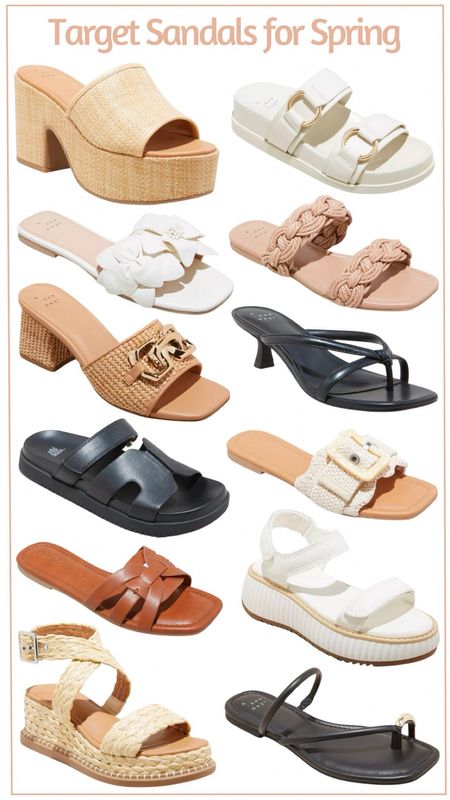 Sandals are the go to shoe for spring and summer! These are all super affordable and fashionable! 

#LTKstyletip #LTKfindsunder50 #LTKshoecrush