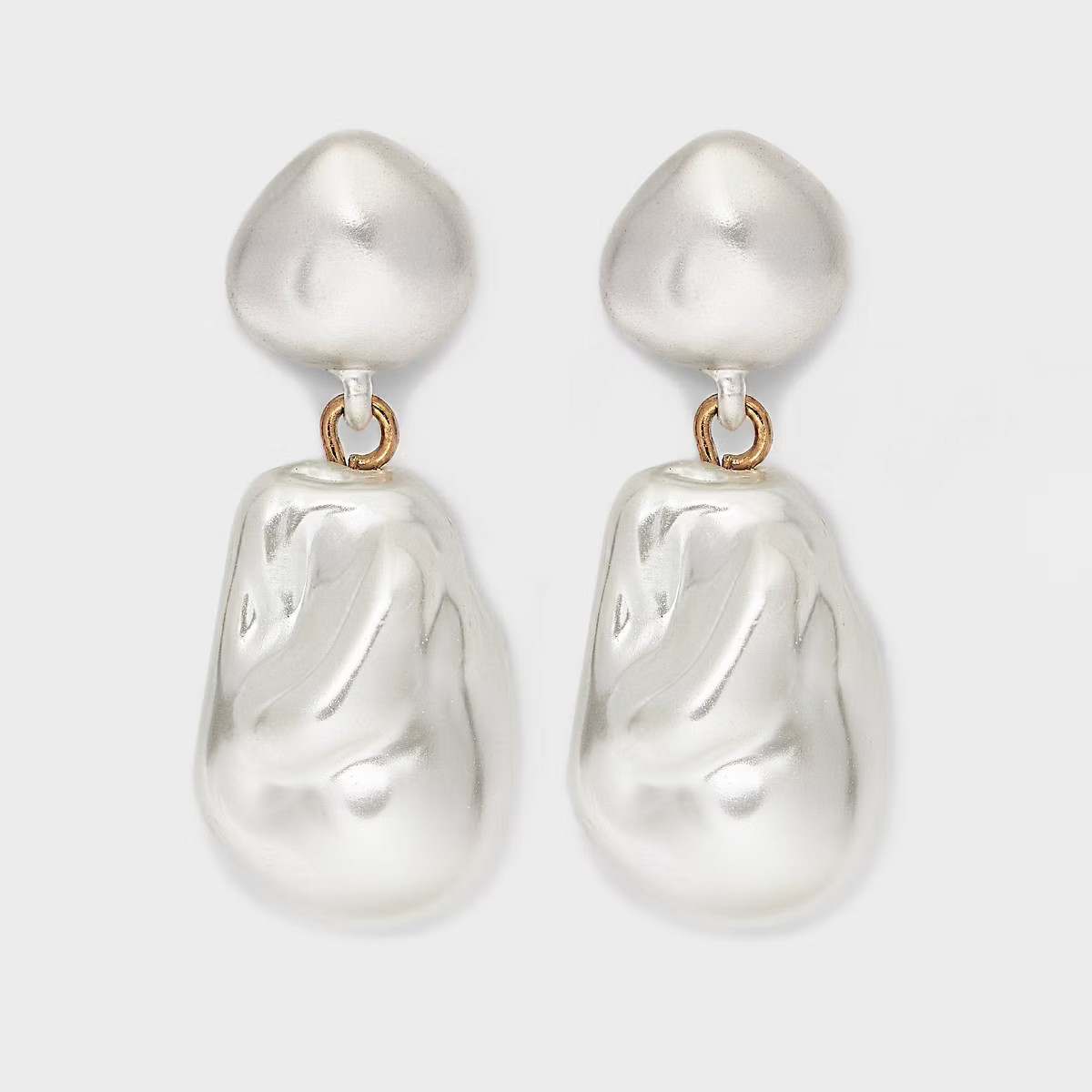 Double Pearl Drop Earrings - A New Day™ | Target