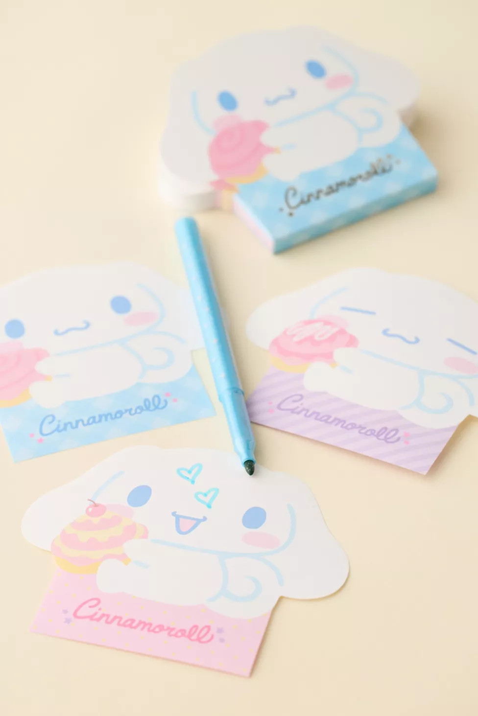 Sanrio Originals Japan Cinnamoroll Shaped Die-Cut Notepad | Urban Outfitters (US and RoW)