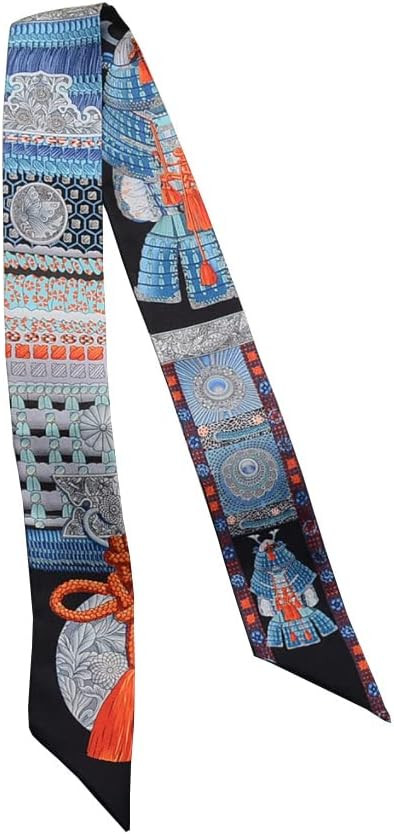 JERLA 100% Mulberry silk Scarf Head Hair Ribbon Handbag Handle wrap Tie Bundle Scarf Neckerchief ... | Amazon (US)