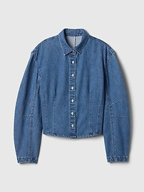 Barrel-Sleeve Denim Shirt | Gap (US)