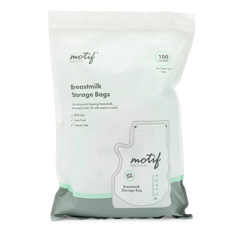 Motif Medical Breastmilk Storage Bags - Breastmilk Freezer Bags | Walmart (US)