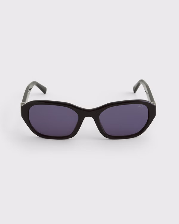 Women's Angled Rectangular Sunglasses | Women's Accessories | Abercrombie.com | Abercrombie & Fitch (US)