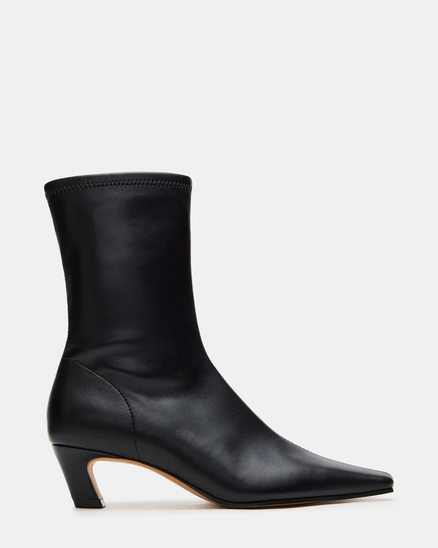 KIMMENS Black Square-Toe Women's Ankle Boot | Steve Madden (US)