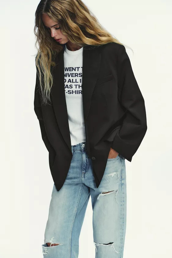OVERSIZE BASIC BLAZER | Zara UK