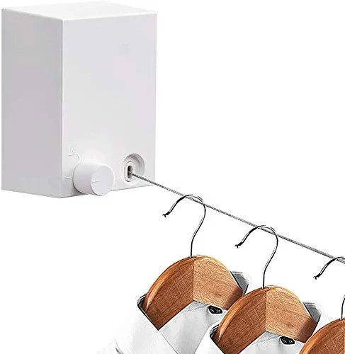 Sharemee Retractable Clothesline Heavy Duty Clothing Line for Drying Clothes Wall Mounted Stainle... | Amazon (US)