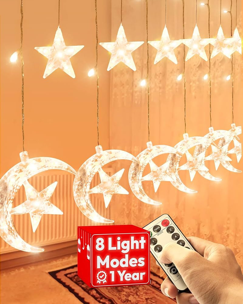 OLEEK Ramadan Lights Decorations - Ramadan Decorations for Home 2026 - Ramadan Decoration Lights ... | Amazon (US)