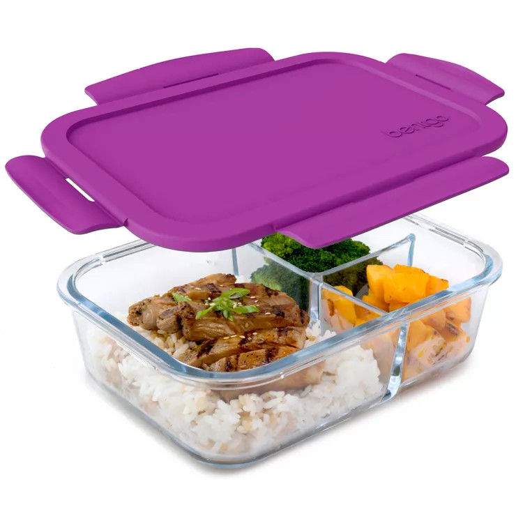 Bentgo 41oz Glass Leak-proof Lunch Box with Plastic Lid | Target